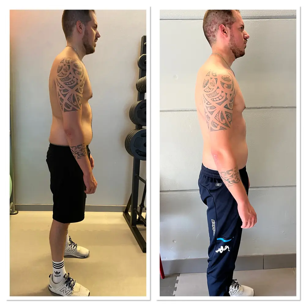 Perte de poids homme côté — coach sportif Thionville